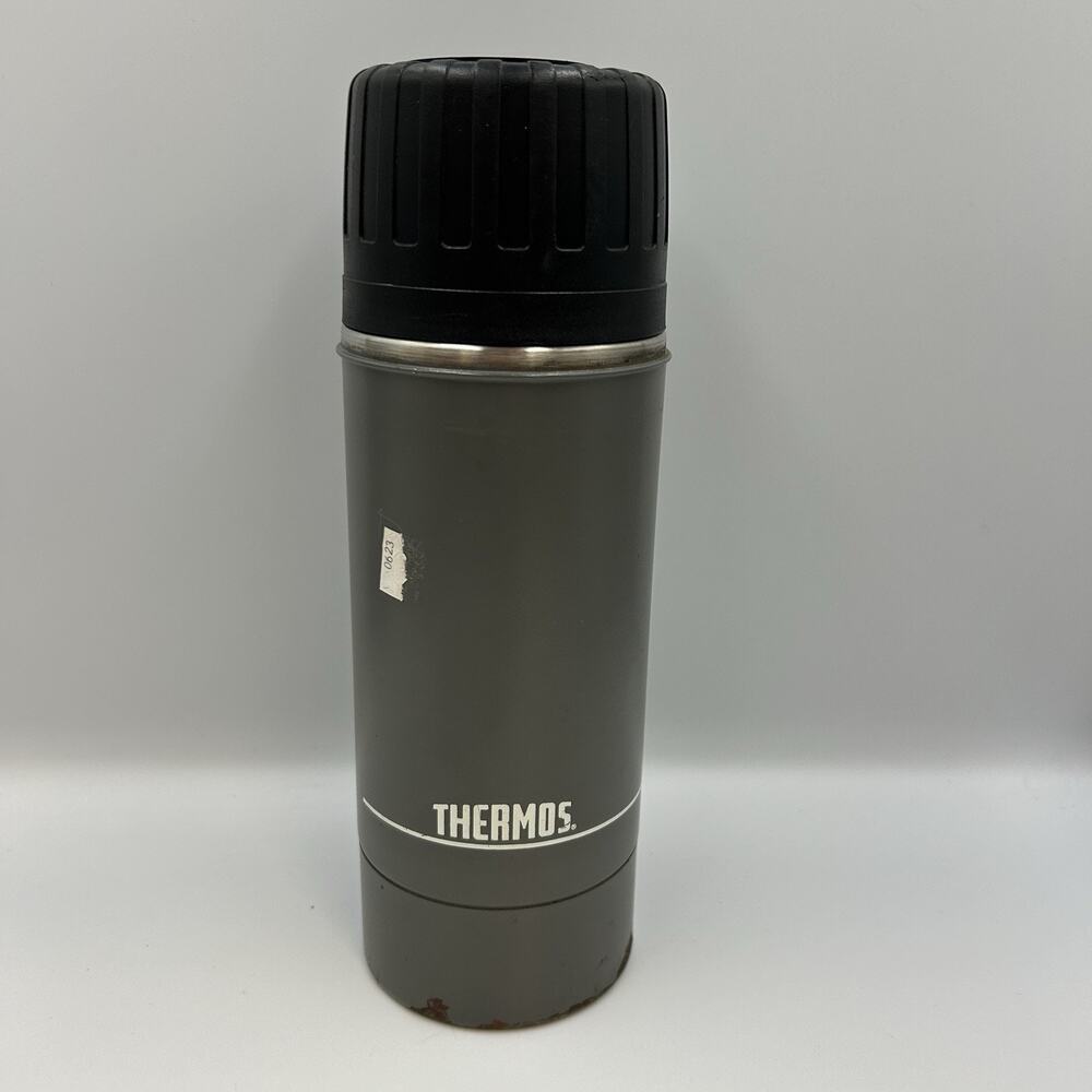 Vtg THERMOS Vacuum Bottle Stopper No. 781 1 QT .99 LITRE w/ Cup Made in the USA